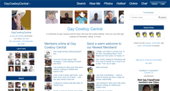 Desktop Screenshot of gaycowboycentral.com
