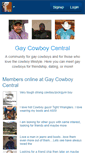 Mobile Screenshot of gaycowboycentral.com