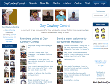Tablet Screenshot of gaycowboycentral.com